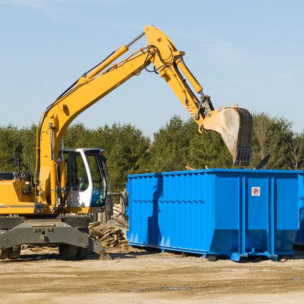 can i rent a residential dumpster for a construction project in Chadwick